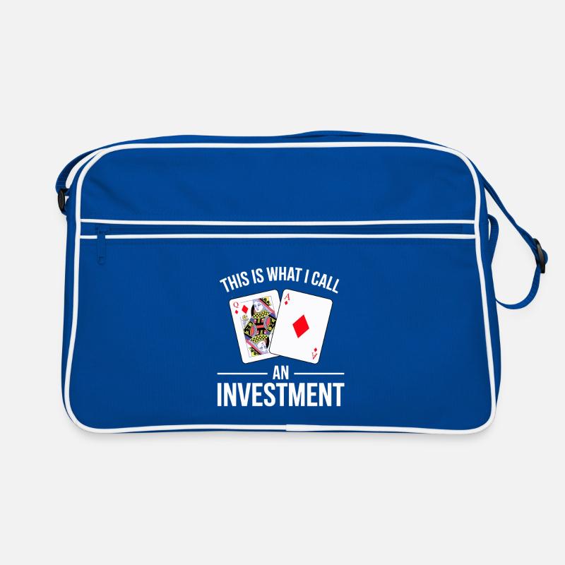 Blackjack Spruch Design Retro Tasche