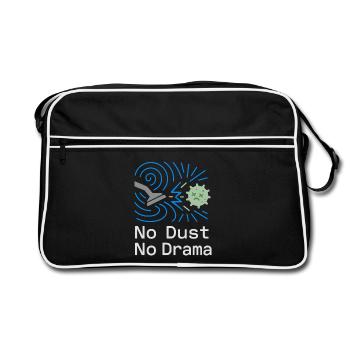 Reinraumtechniker Kontrollierte Umgebung - Retro Tasche - Schwarz/Weiß - Vorne