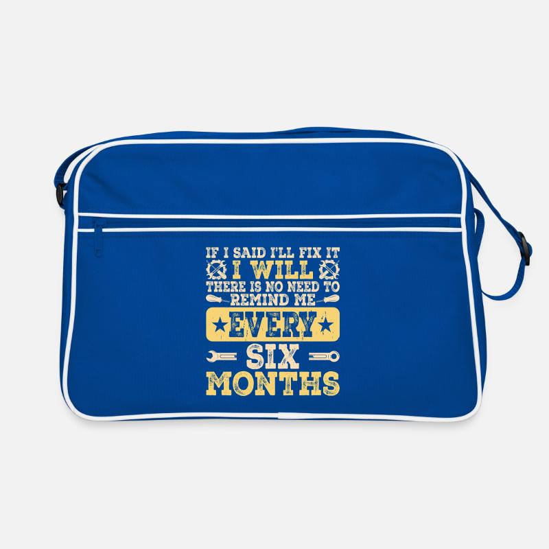 Mechanic Mechatronics Technician Handyman Gift Retro Bag