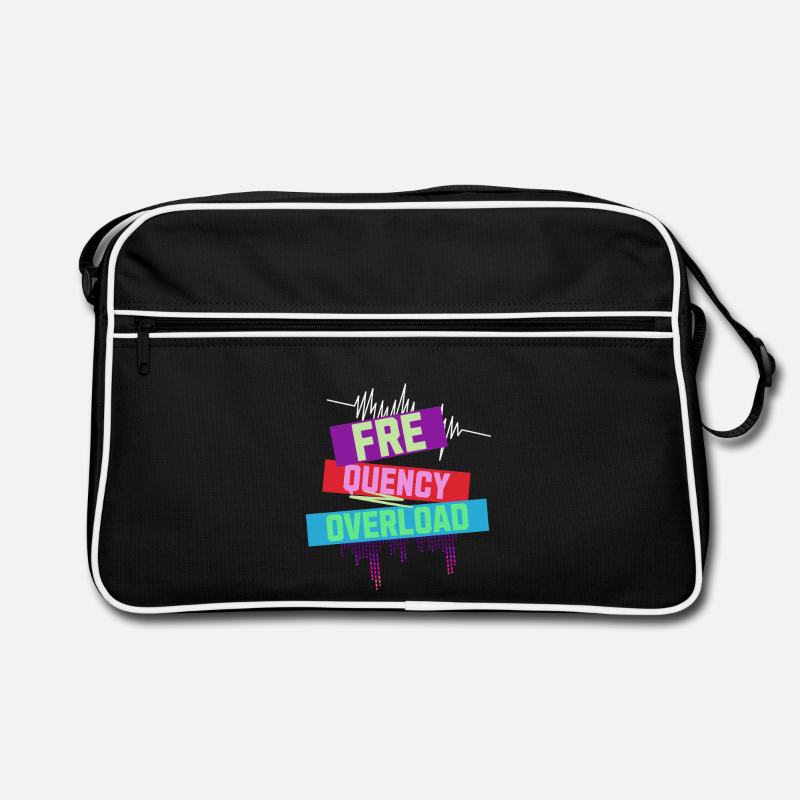 Frequency Overload Rave EDM Retro Tasche