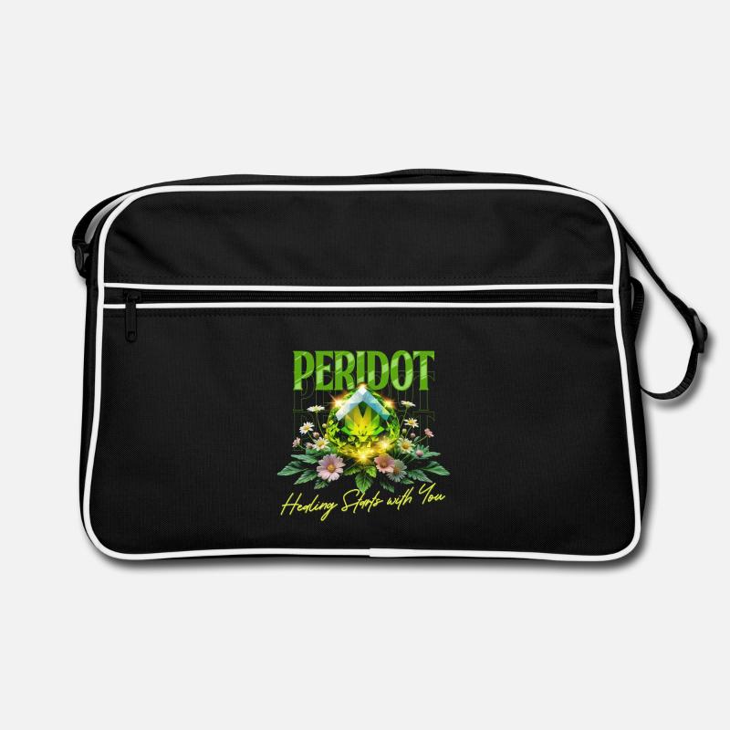 Pierre de naissance Péridot d’Août Sac Retro