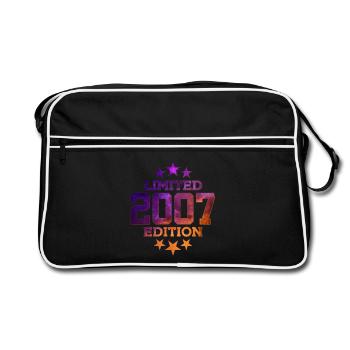 LIMITED EDITION 2007 19TH BIRTHDAY - Retro Bag - black/white - Front