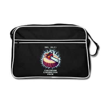 Realworld DLC: Chainsaw Upgrade | Forest - Retro Bag - black/white - Front