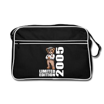 2005 Édition Limitée Ours Anniversaire 2005 - Sac Retro - noir/blanc - Devant