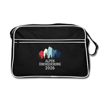 Traversée des Alpes 2026 - Randonnée - Sac Retro - noir/blanc - Devant