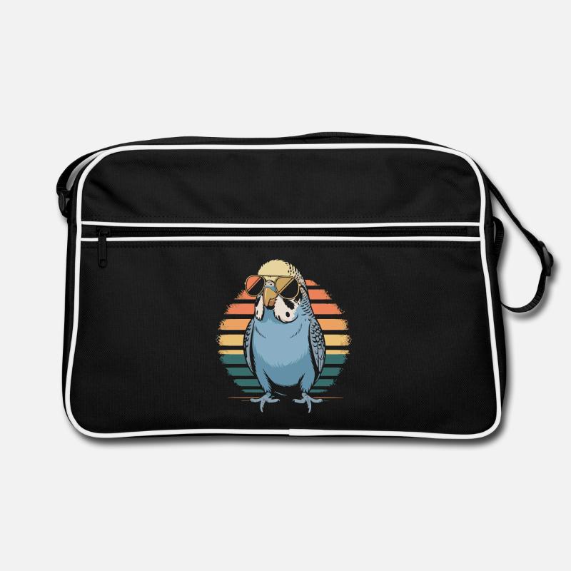 Budgerigar Retro Bag