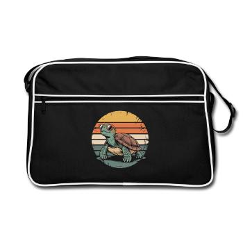 Tortue - Sac Retro - noir/blanc - Devant