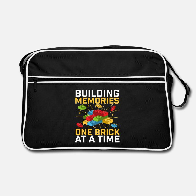 Construire des souvenirs, une brique à la fois Brique  Sac Retro