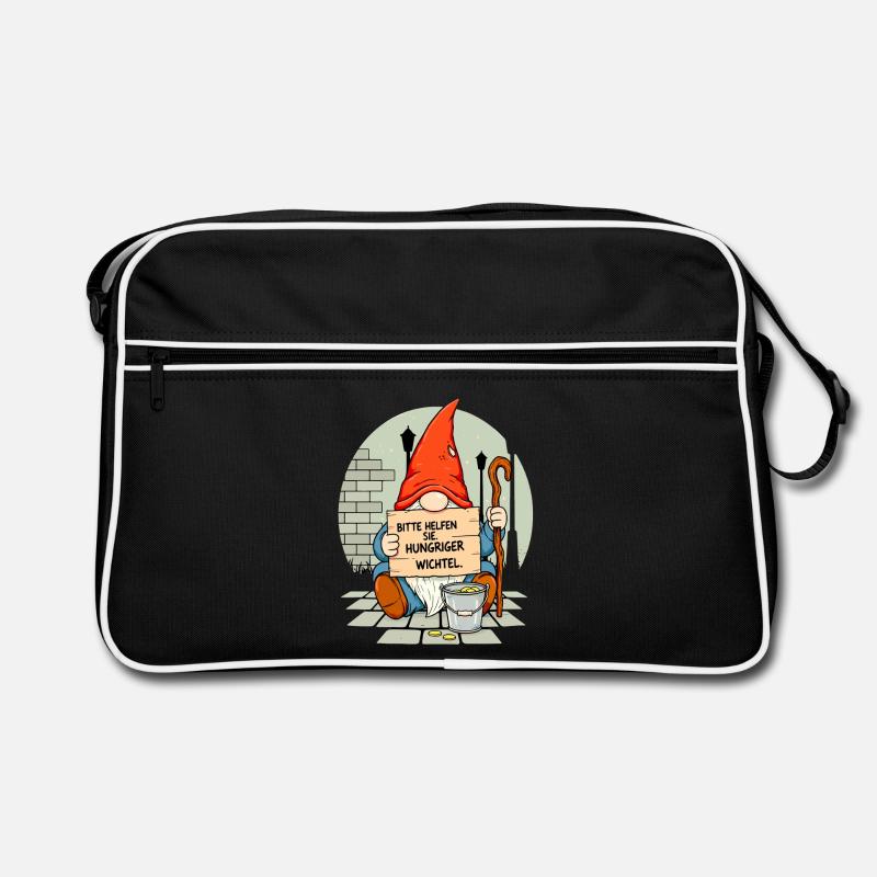 Gnome affamé | S’il vous plaît, aidez Gnome Sac Retro