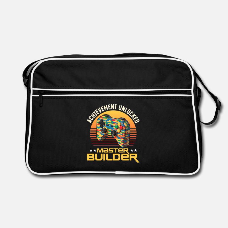 Blocs de construction Gamer Gaming Brick Builder Sac Retro