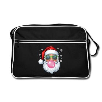 Santa Claus Bubble Gum - Retro Bag - black/white - Front