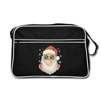 Santa Claus Bubble Gum - Retro Bag - black/white - Front