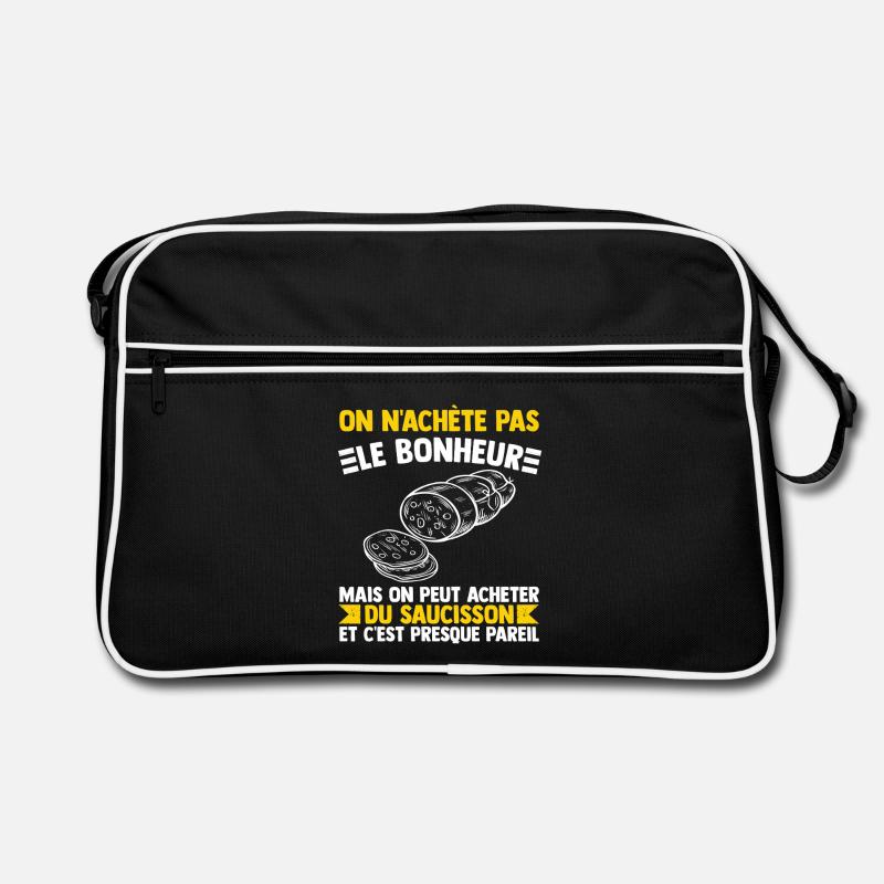 Wurst Humor Glück Geschenk Aperitif Genießer Retro Tasche