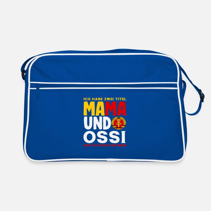 Mama Ossi Spruch Rocke Both GDR Stolz Retro Bag