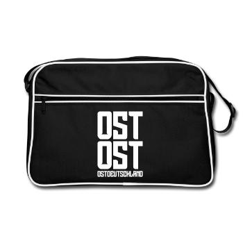 Est Est Est Allemagne de l’Est - Sac Retro - noir/blanc - Devant