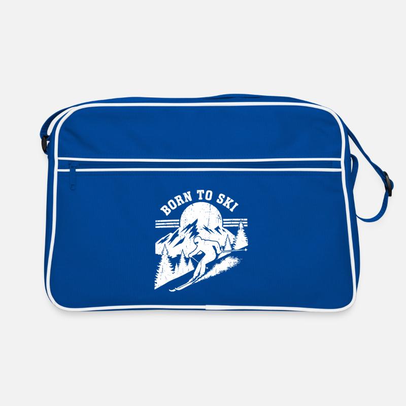 Né pour le ski Design Ski Sac Retro