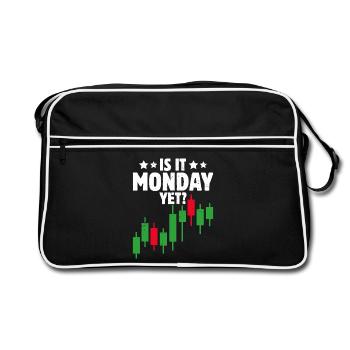 Trading Boursier Crypto Trader Boursier - Sac Retro - noir/blanc - Devant