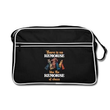 Chess Repentance: No Regrets Like in the Game - Retro Bag - black/white - Front