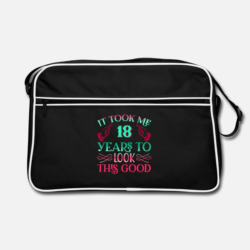 Il a fallu 18 ans pour être aussi beau Sac Retro