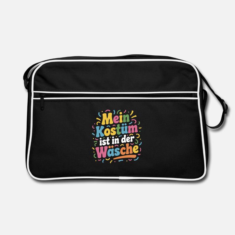 Mon costume est dans la lessive Drôle de dicton Sac Retro