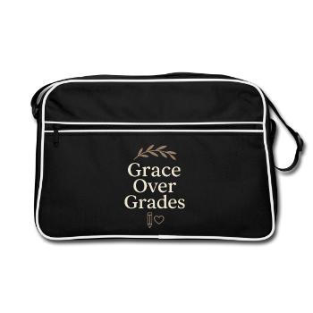 Christian Homeschool-Mother-Faith - Retro Bag - black/white - Front