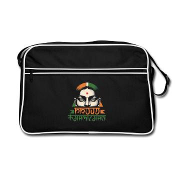 Tamoul Tamilisch Sri Lanka - Sac Retro - noir/blanc - Devant