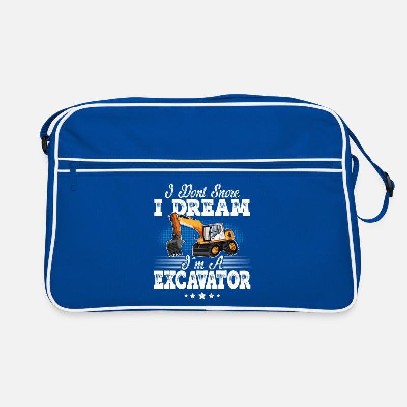 Excavator Operator Retro Bag