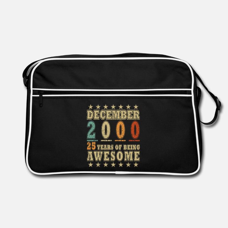 Dezember 2000 Dezember Jubiläum Dezember 2000 Retro Tasche