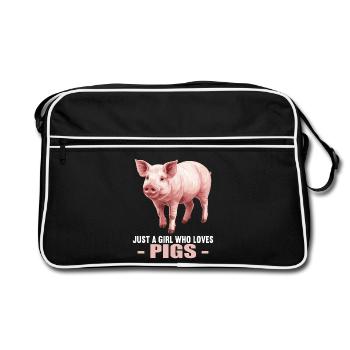 Cochon Cochon - Sac Retro - noir/blanc - Devant