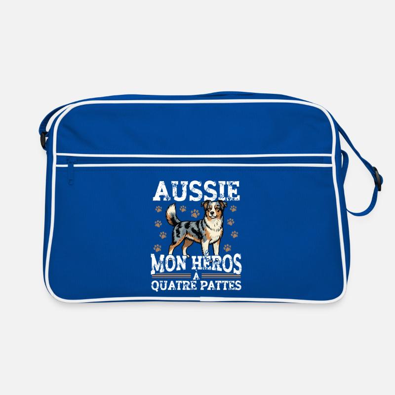 Aussie Mein Vierbeiniger Held Hund Retro Tasche