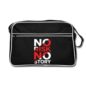 Pas de risque, pas d’histoire - Sac Retro - noir/blanc - Devant