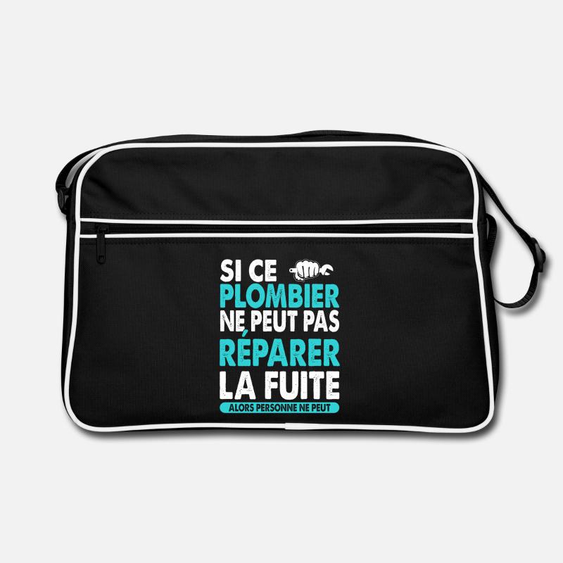 Klempnerberuf-Geschenkidee – lustiger Spruch Retro Tasche