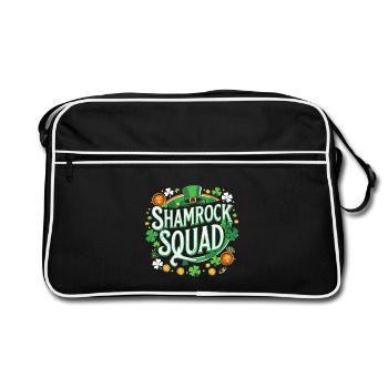 Shamrock Squad: Green Spell - Retro Bag - black/white - Front