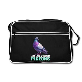 Pigeons Pigeon - Sac Retro - noir/blanc - Devant