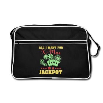 Casino - Retro Bag - black/white - Front