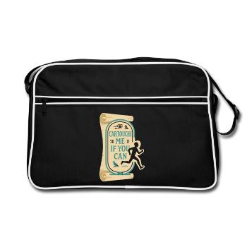Pharaoh Archaeology in Ancient Egypt - Retro Bag - black/white - Front
