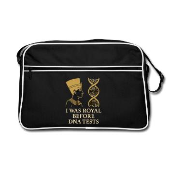 Pharaoh Archaeology in Ancient Egypt - Retro Bag - black/white - Front