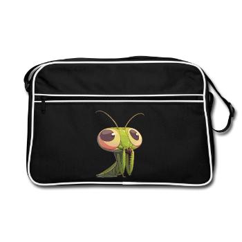 Praying mantises Praying mantis - Retro Bag - black/white - Front