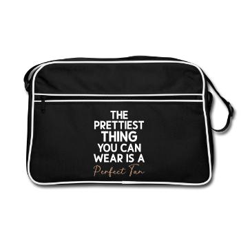  Spray Tan Tech Oil Machine Kit Spray Tanning - Retro Bag - black/white - Front