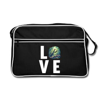 Praying mantises Praying mantis - Retro Bag - black/white - Front