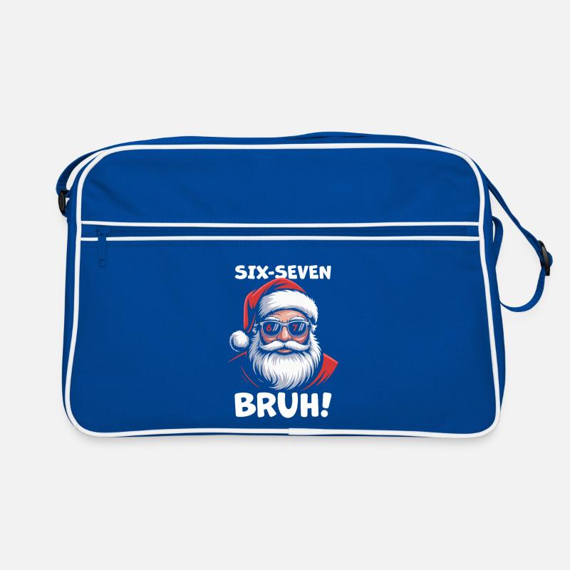 Weihnachtsmann Sechs Sieben Retro Tasche