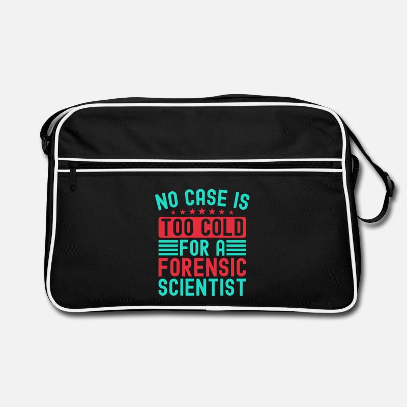 Forensic Science Major No Case Is Too Cold Retro Tasche