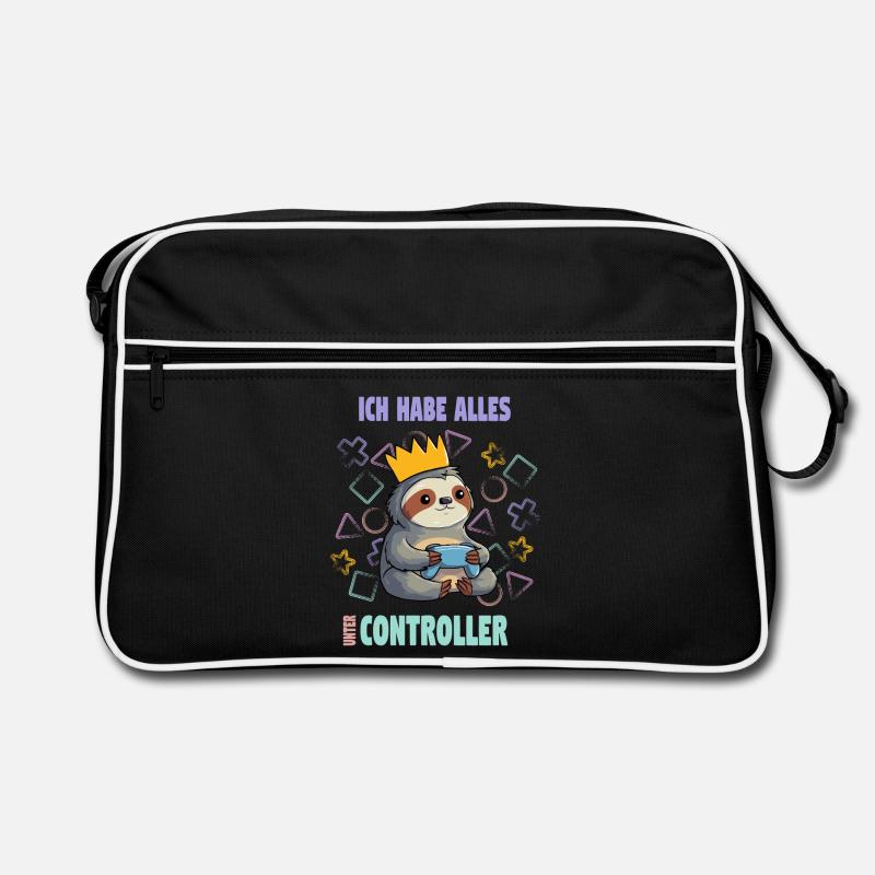 controller sloth gaming Retro Bag