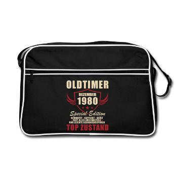 Oldtimer December 1980 Special Edition - Retro Bag - black/white - Front