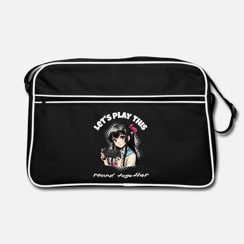 Lets Play Together - Gaming Design Retro Bag