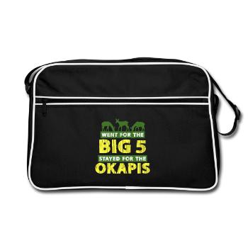 Okapi Animal - Sac Retro - noir/blanc - Devant