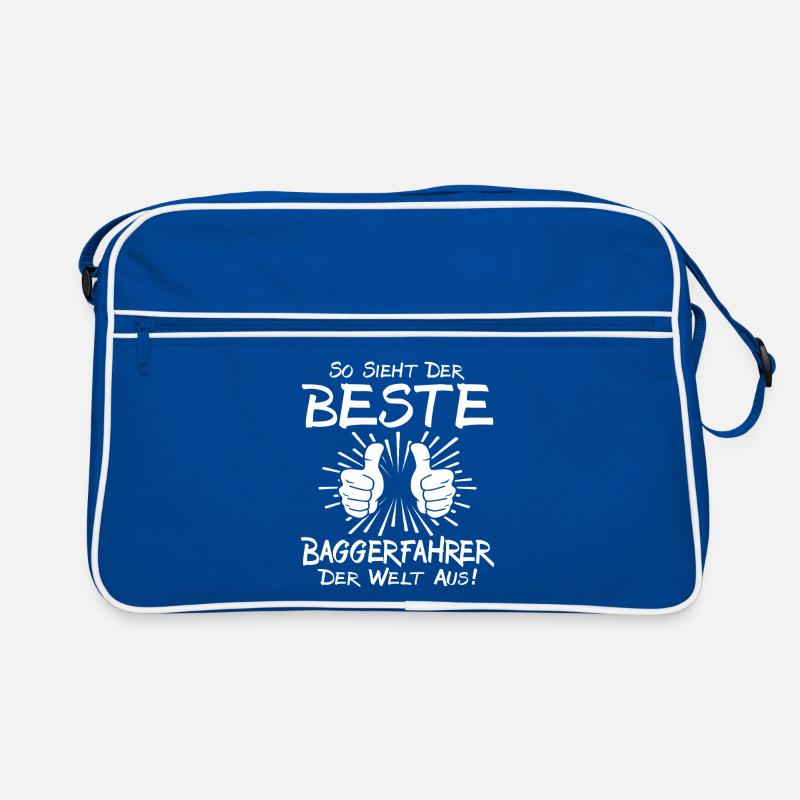 Best Excavator Operator Retro Bag
