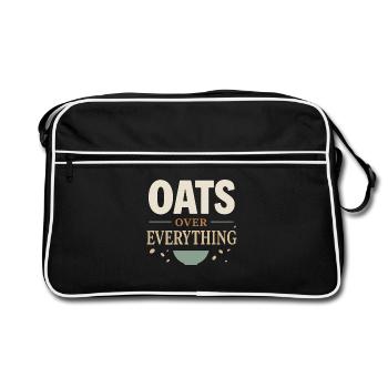 Porridge Breakfast Culture Overnight - Retro Bag - black/white - Front