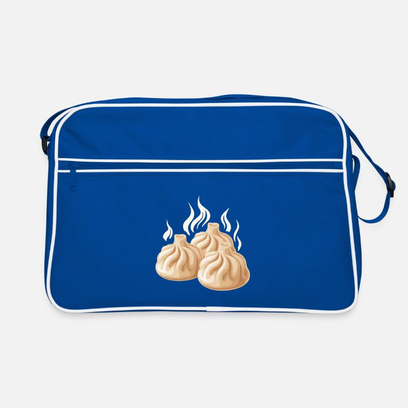 Dampfende Dumpling-Design Retro Tasche