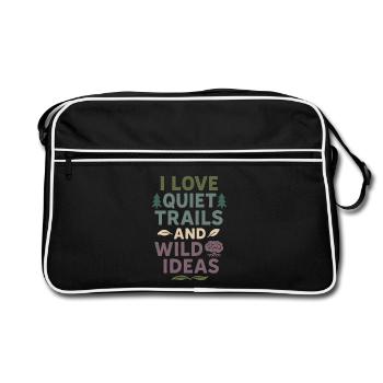 Introverti neurodivergent - Sac Retro - noir/blanc - Devant